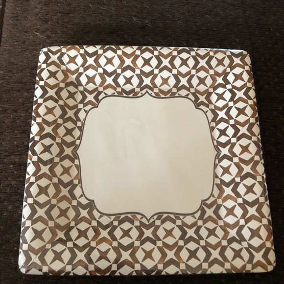 Thanksgiving Place Setting 8 Disposable Square - Picture 2 of 6